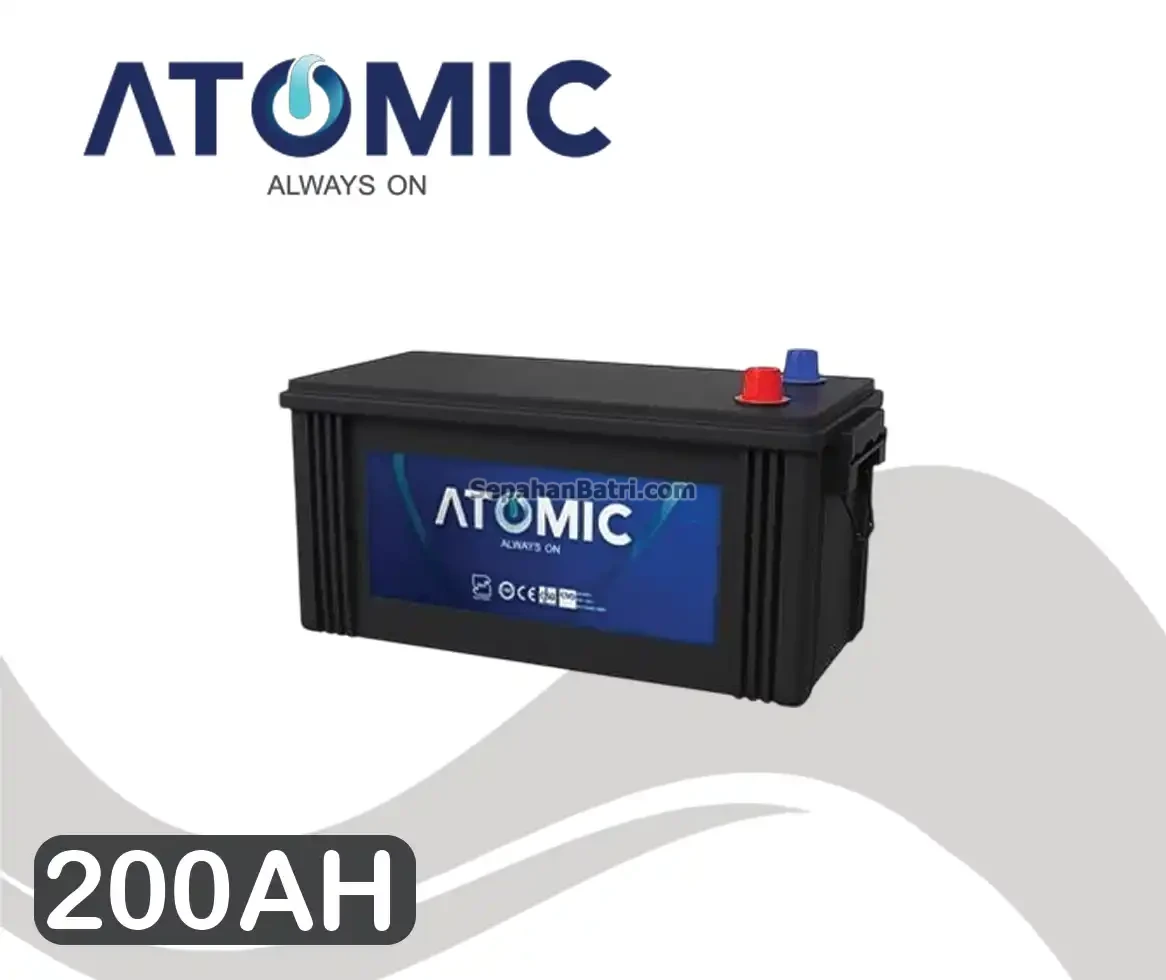 باتری اتمیک- 200 آمپر- قالب TRUCK