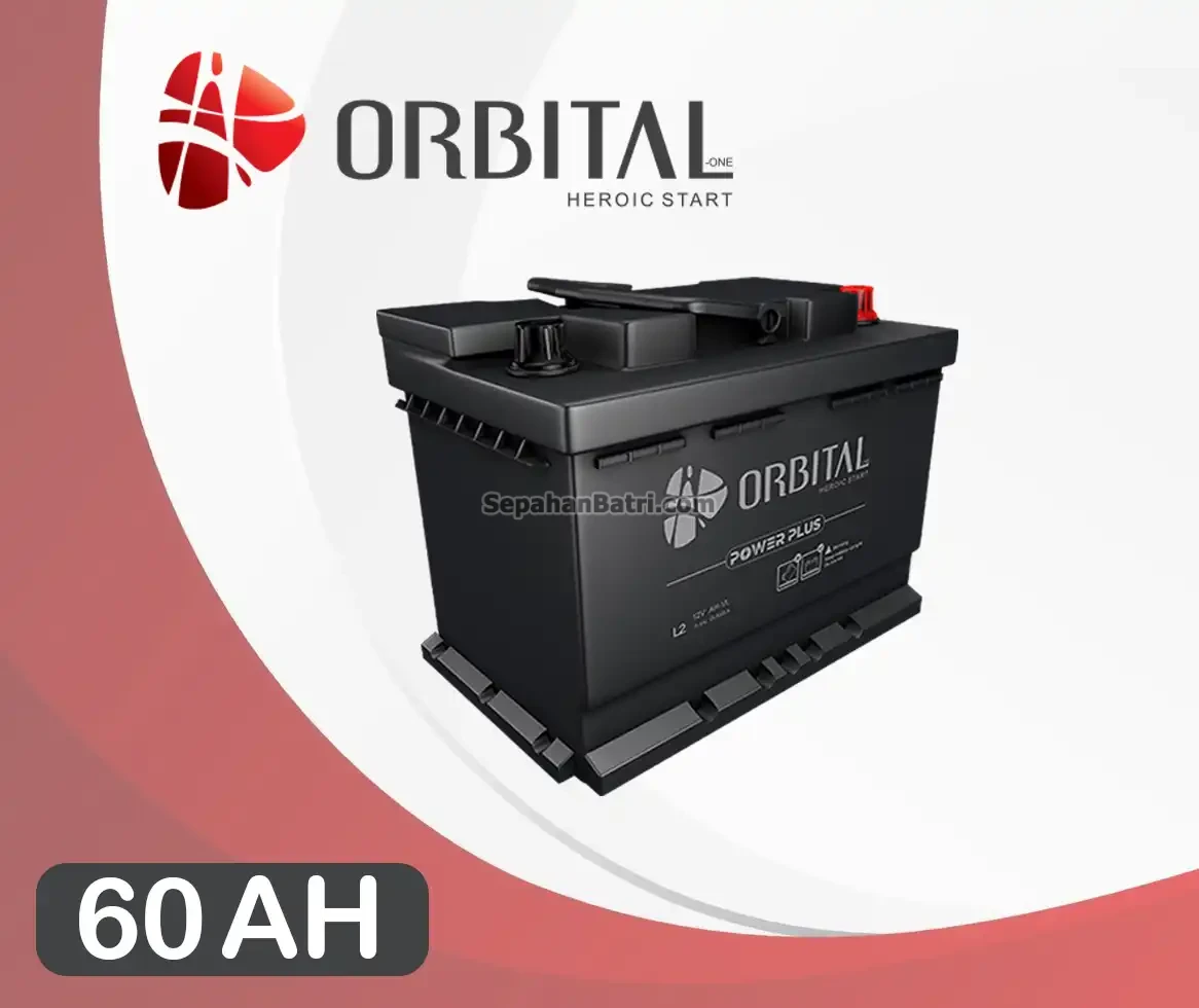 باتری اوربیتال وان- 60 آمپر- قالب L2 و D23