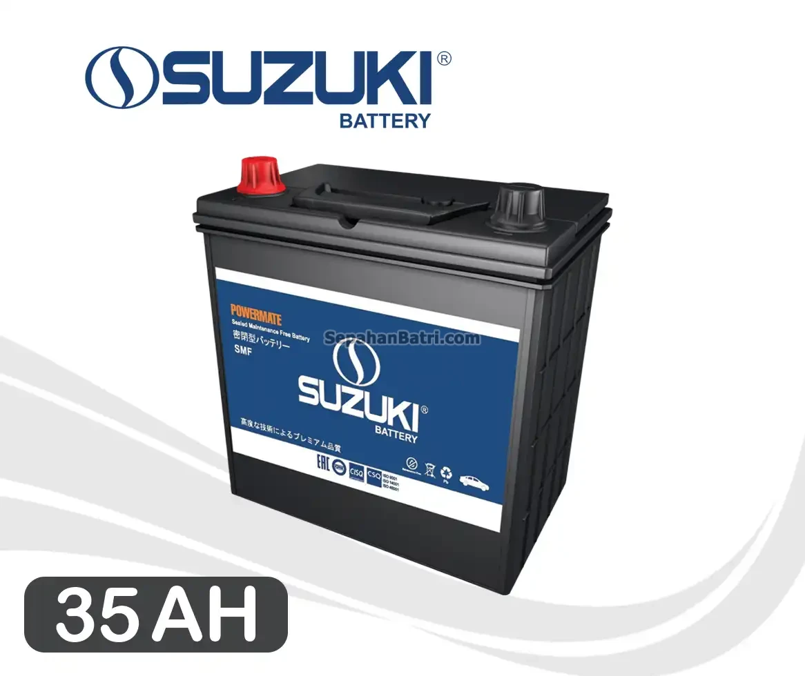 باتری سوزوکی- 35 آمپر- قالب B20