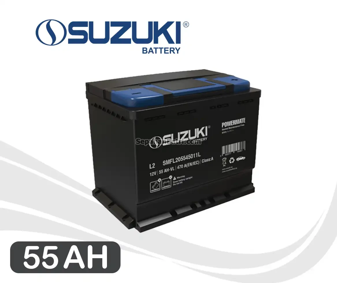 باتری سوزوکی- 55 آمپر- قالب L2