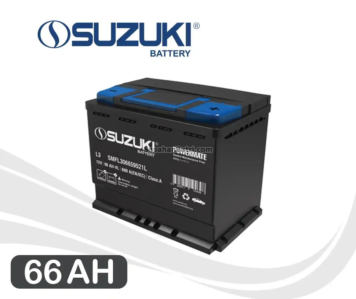 باتری سوزوکی- 66 آمپر- قالب L3