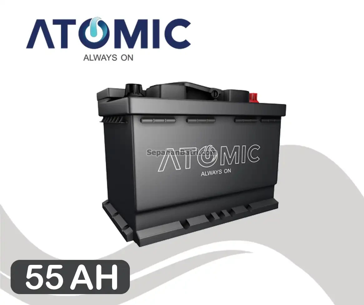 باتری اتمیک- 55 آمپر- قالب L2