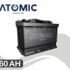 باتری اتمیک- 60 آمپر- قالب L2 و D23