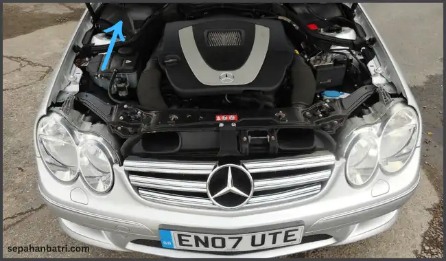 محل باتری مرسدس بنز سی ال کا 280 - CLK280