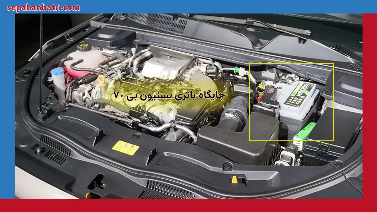 جایگاه باتری بستیون B70