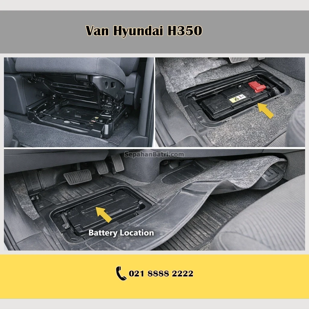 ون هیوندای h350 باتری