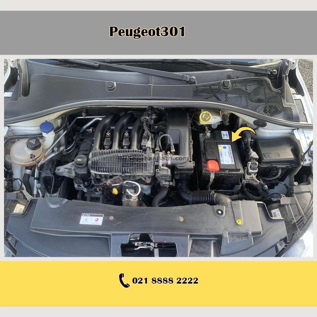 باتری پژو 301
