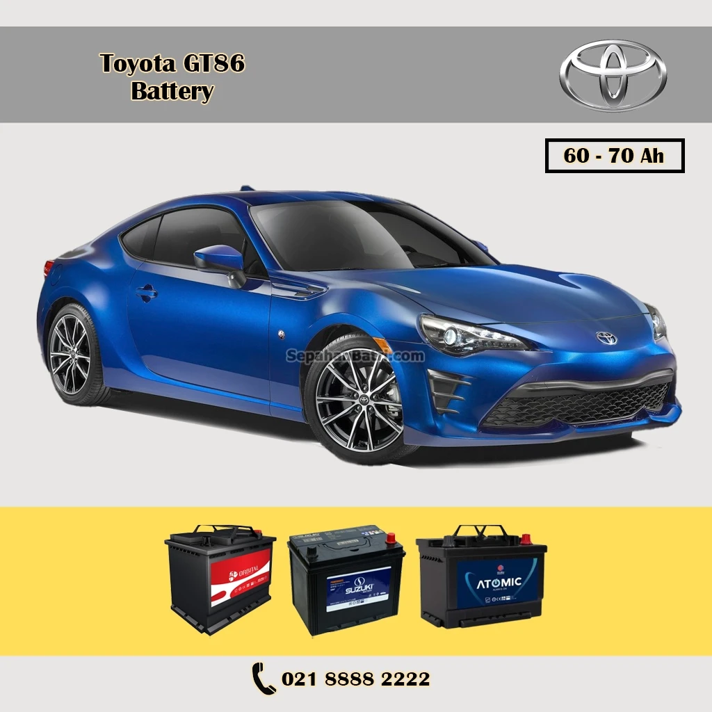 باتری تویوتا جی تی 86