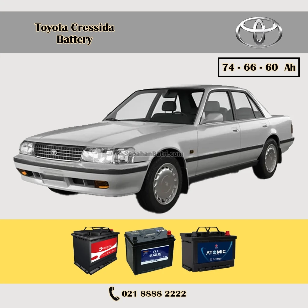 باتری تویوتا کریسیدا